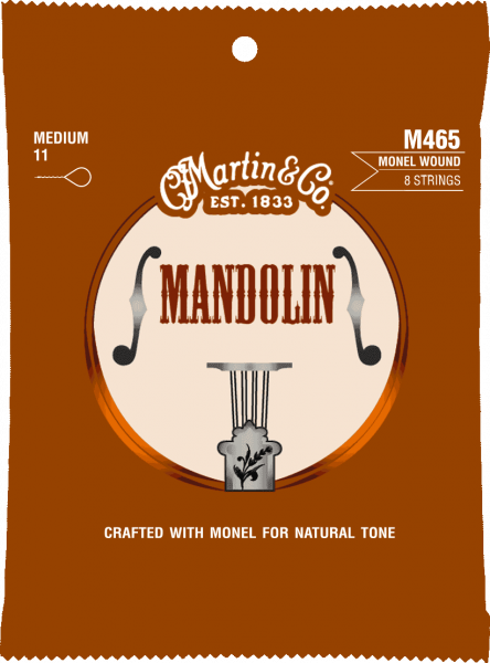 Martin&Co Mandolin M465 Monel Wound 8 Strings Medium 11