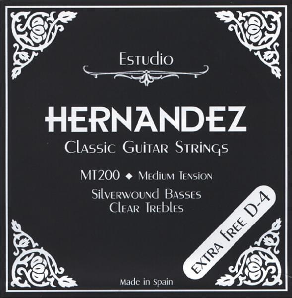 Hernandez Classic Guitar Strings MT200 Medium Tension