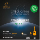 Ortega Atmosphere Green ATG44NH Hard Tension - extra D-Saite